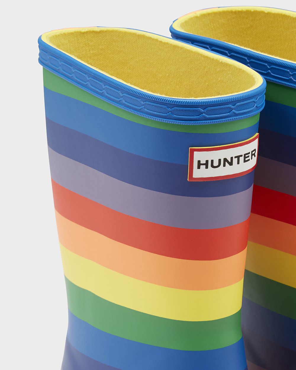 Hunter Original First Classic Rainbow Rain Boots - Online Store Kids Multicolor - OMNTUX965